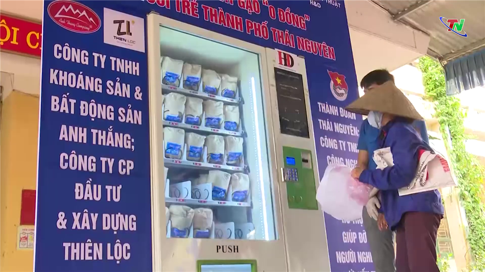 Máy phát gạo “0 đồng” cho người nghèo tại Thái Nguyên
