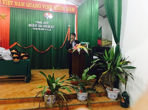 Chủ tịch HĐQT kiêm Tổng Giám đốc Vũ Văn Trường đến thăm hỏi và tặng quà Chi hội Cựu chiến binh TP.Sông Công - T.Thái Nguyên nhân ngày 22/12/2016