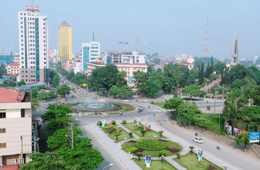 Tăng trưởng kinh tế vượt bậc từ thu hút đầu tư (Dự án đất nền khu dân cư tại phường Thắng Lợi là dự án trọng điểm của tỉnh Thái Nguyên) 